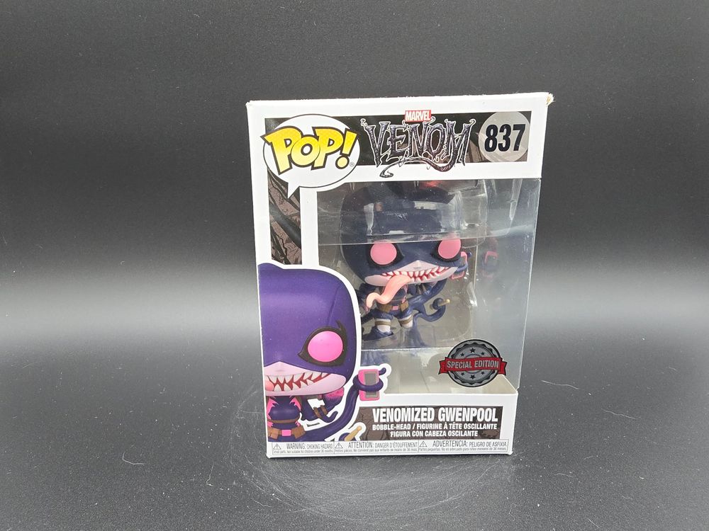 Funko POP! Venom #837 - Gwenpool Venomizada (Edición Exclusiva) - Figura De Colección Marvel