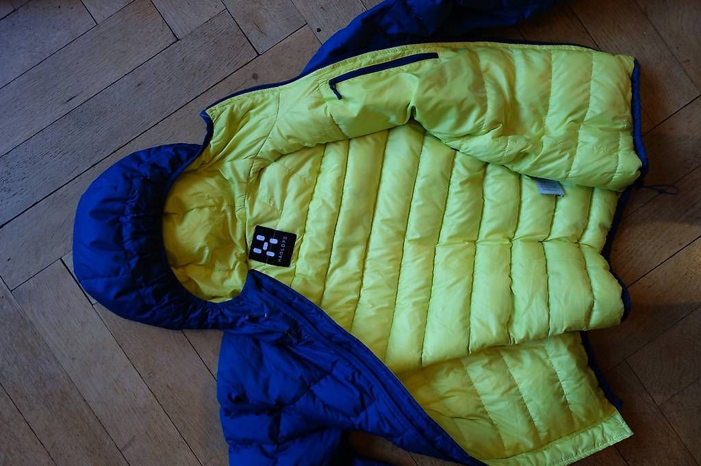 Haglöfs Jacken: Haglöfs Damen Daunenjacke L Blau/Neongelb – Gebraucht aus Biel/Bienne von marnur 3