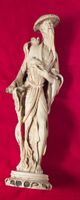Asiatische Figur, Chinesische Gottheit, Elfenbein Optik