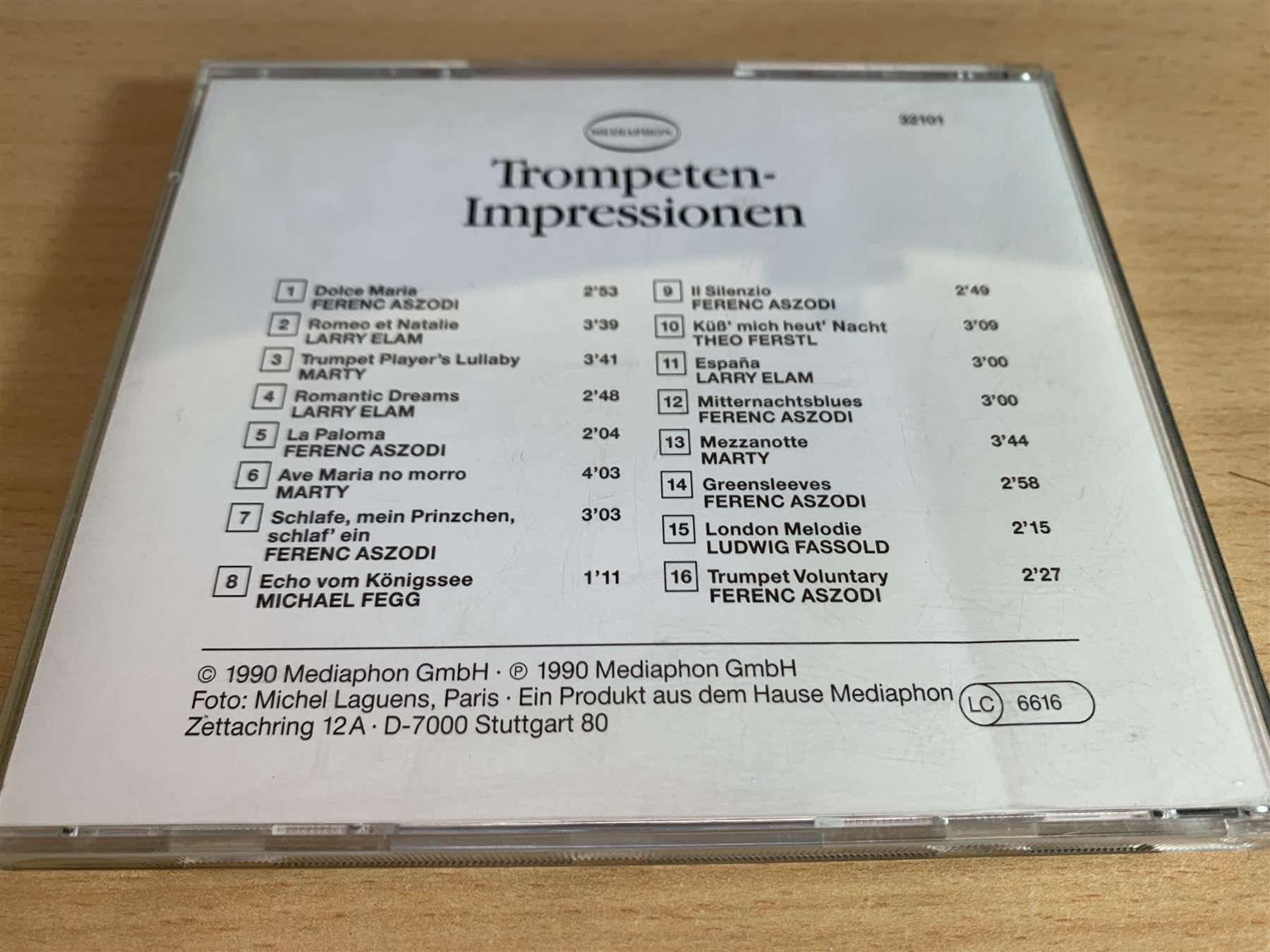 CD: Various – Trompeten Impressionen - 1990 – Usato da Rikon im Tösstal venduto da Alpenmutz 1