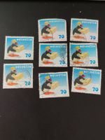 Briefmarken Pingu 70 Rappen Helvetia 8 Stück