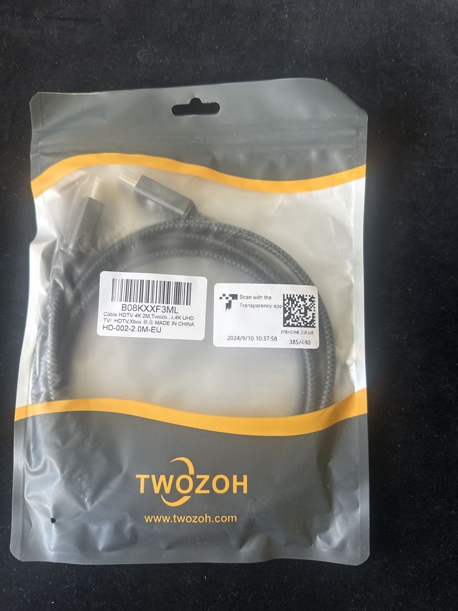 Cavi: HDMI Kabel 2M 4K, Neu, Twozoh, Winkel Stecker – Usato da Zürich venduto da Chaeffeler