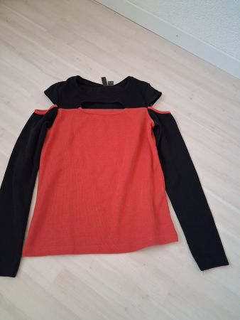 PULLOVER BEERE UND SCHWARZ 36