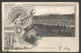 Carte P 1905 ( Chaux-de-Fonds / Fête Cantonale Gymnastique )