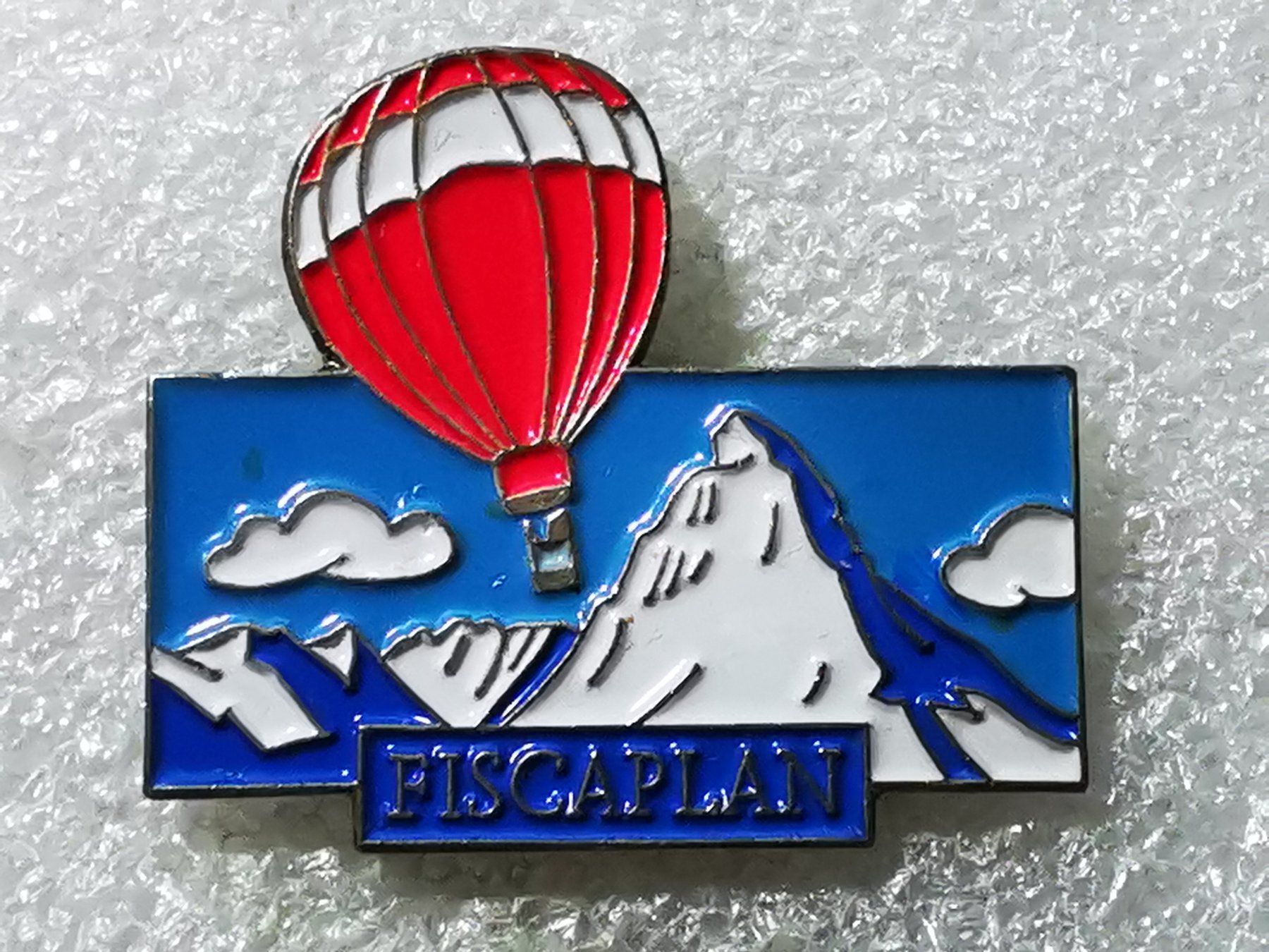 Placchette & Badge: Ansteckpin 171: Luftballon Fiscaplan – Usato da Oppligen venduto da Pin-Fall-Shop