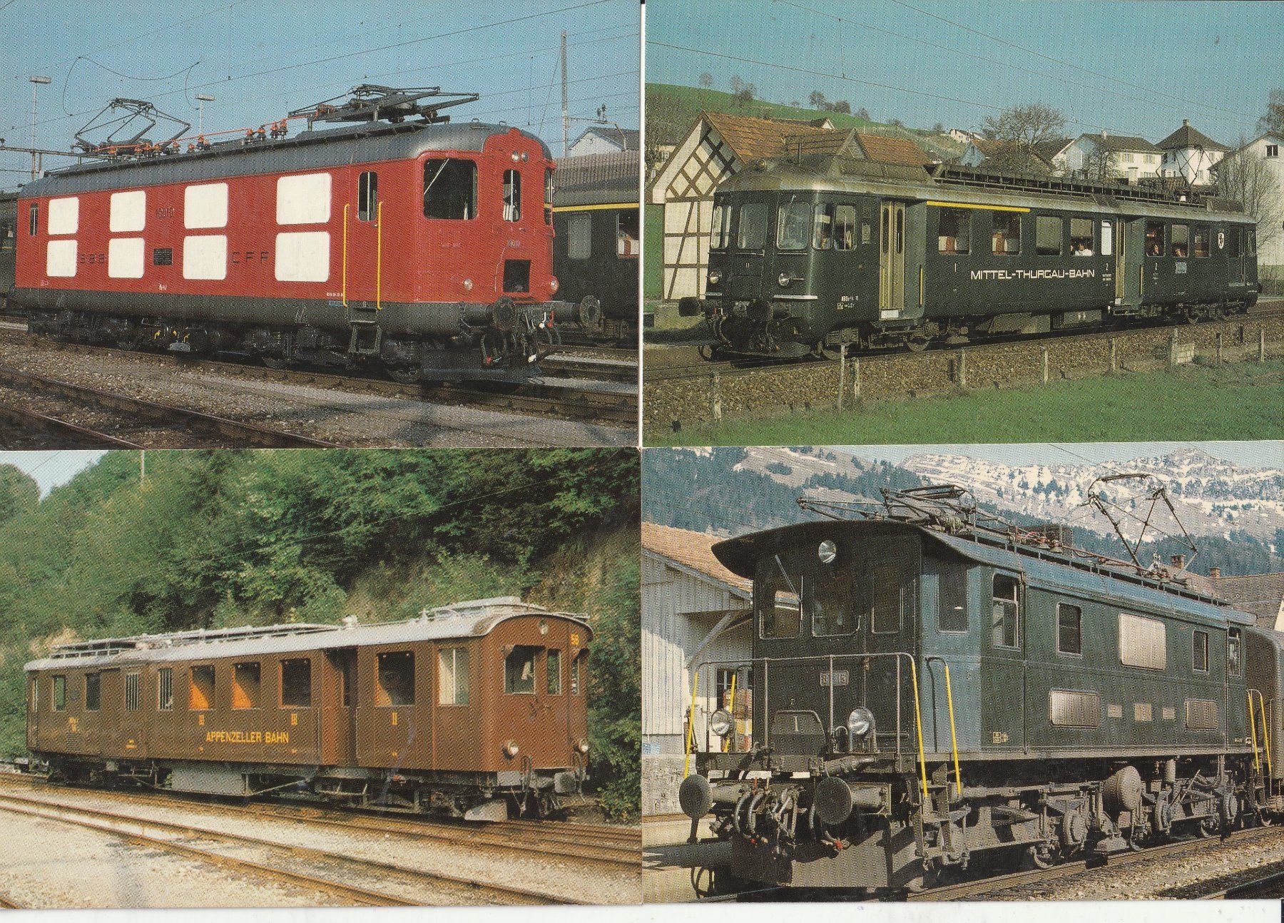 Cartoline postali: 40 karten Bahnen - Eisenbahnen – Usato da Lumbrein venduto da made02 8
