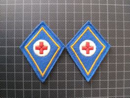Kragenspiegel Rotkreuzdienst Set Ord. 49