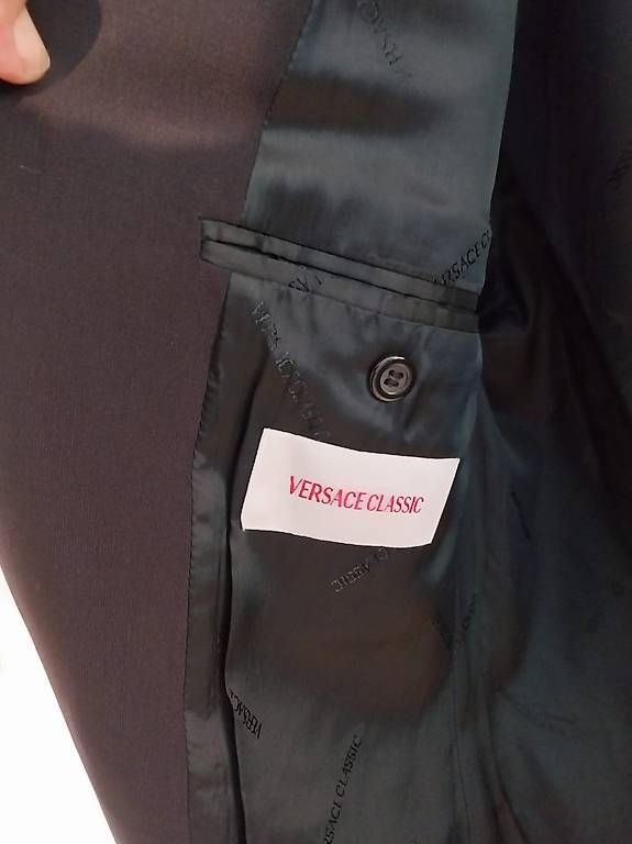 Costumes, combinaisons de sport et fonctionnelles: Abito Completo Versace Classic Giacca e Pantalone - 52 – D'occasion à vacallo par and_lfj2 2