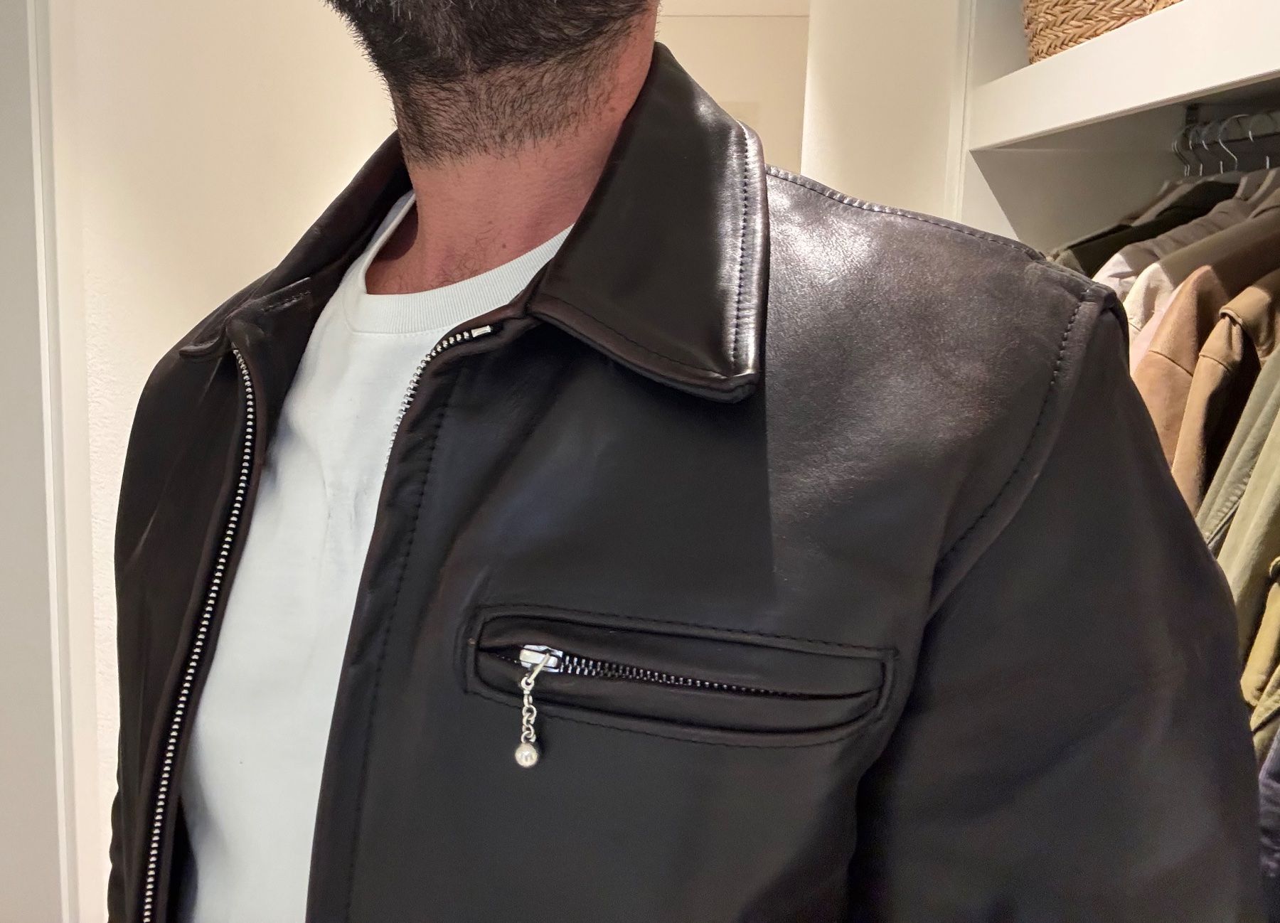 Giacche: Simmons Bilt Tail Gunner Lederjacke Grösse 40 / M – Usato da Luterbach venduto da Funkyminister 4