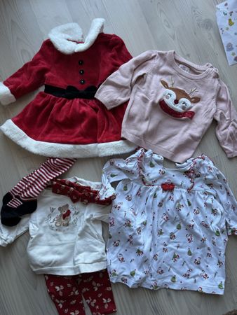 Weihnachtskleidung Baby Gr 56 & 68
