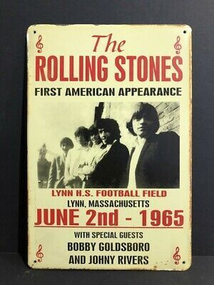 Insegne: Rusty Blechschild-ROLLING STONES-FIRST A - 30 x 40 cm – Nuovo e nell'imballaggio originale da Rupperswil venduto da big-one-sale