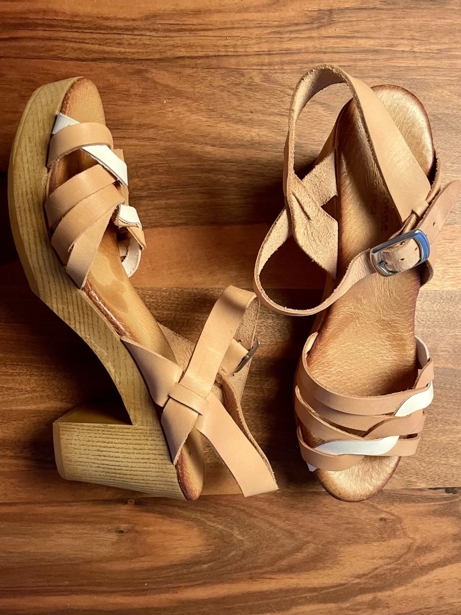 La Garçonne Scarpe da donna: La Garconne Ledersandale Gr. 40 – Usato da Gockhausen venduto da AnneT07 1