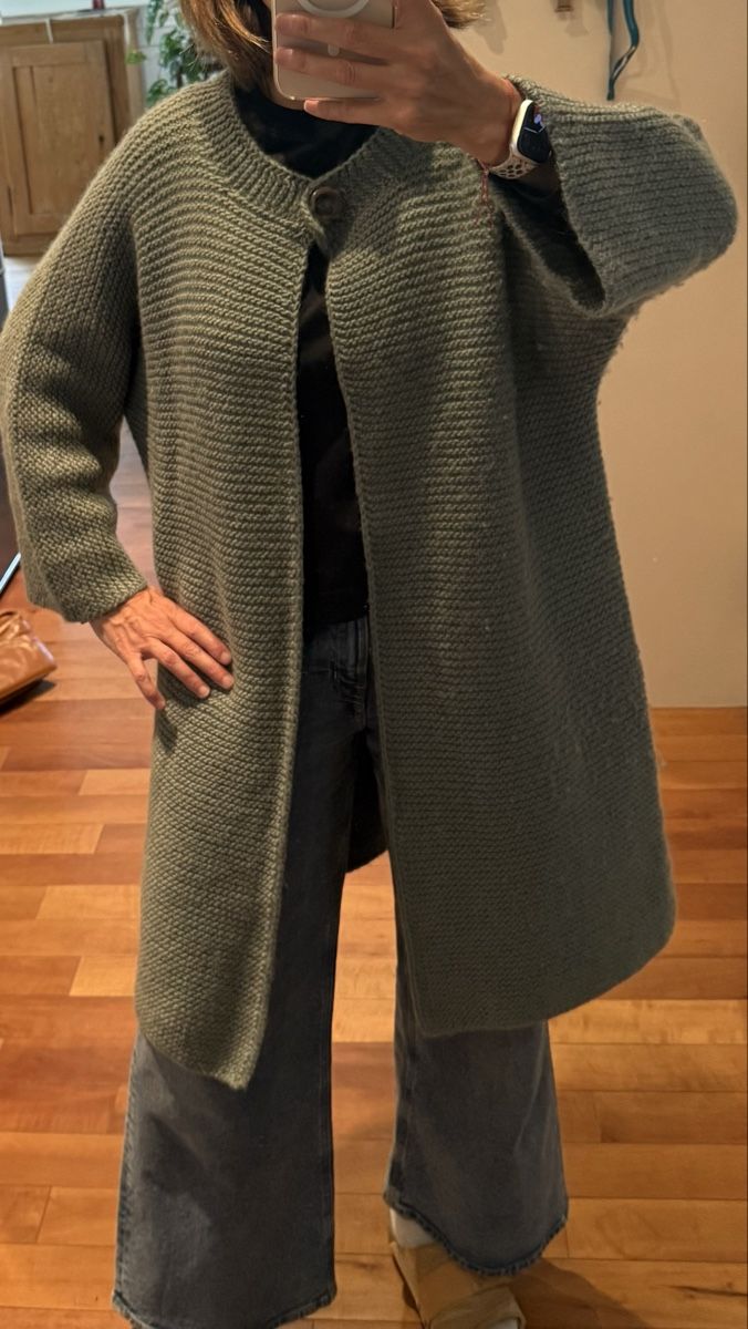 Mäntel: Strick Mantel Merino – Gebraucht aus Zürich von einkaufswagen