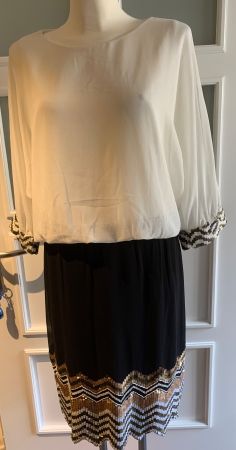 Heine Cocktail Party Abend Kleid Pailetten Gr.40 zu Pumps