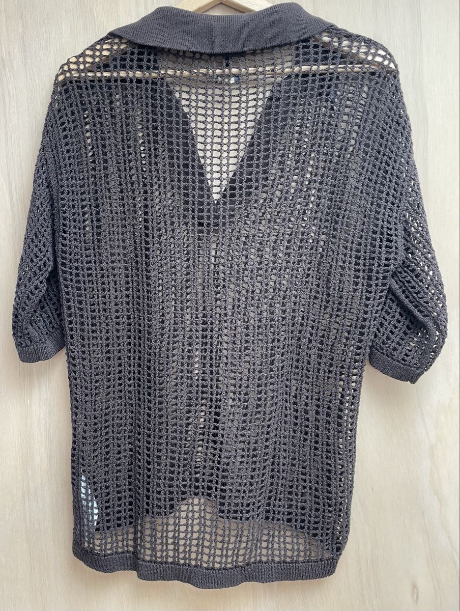 Massimo Dutti Magliette Polo: Massimo Dutti loose fishnet polo in a size S – Usato da Yverdon-les-Bains venduto da pen_bbz8 4