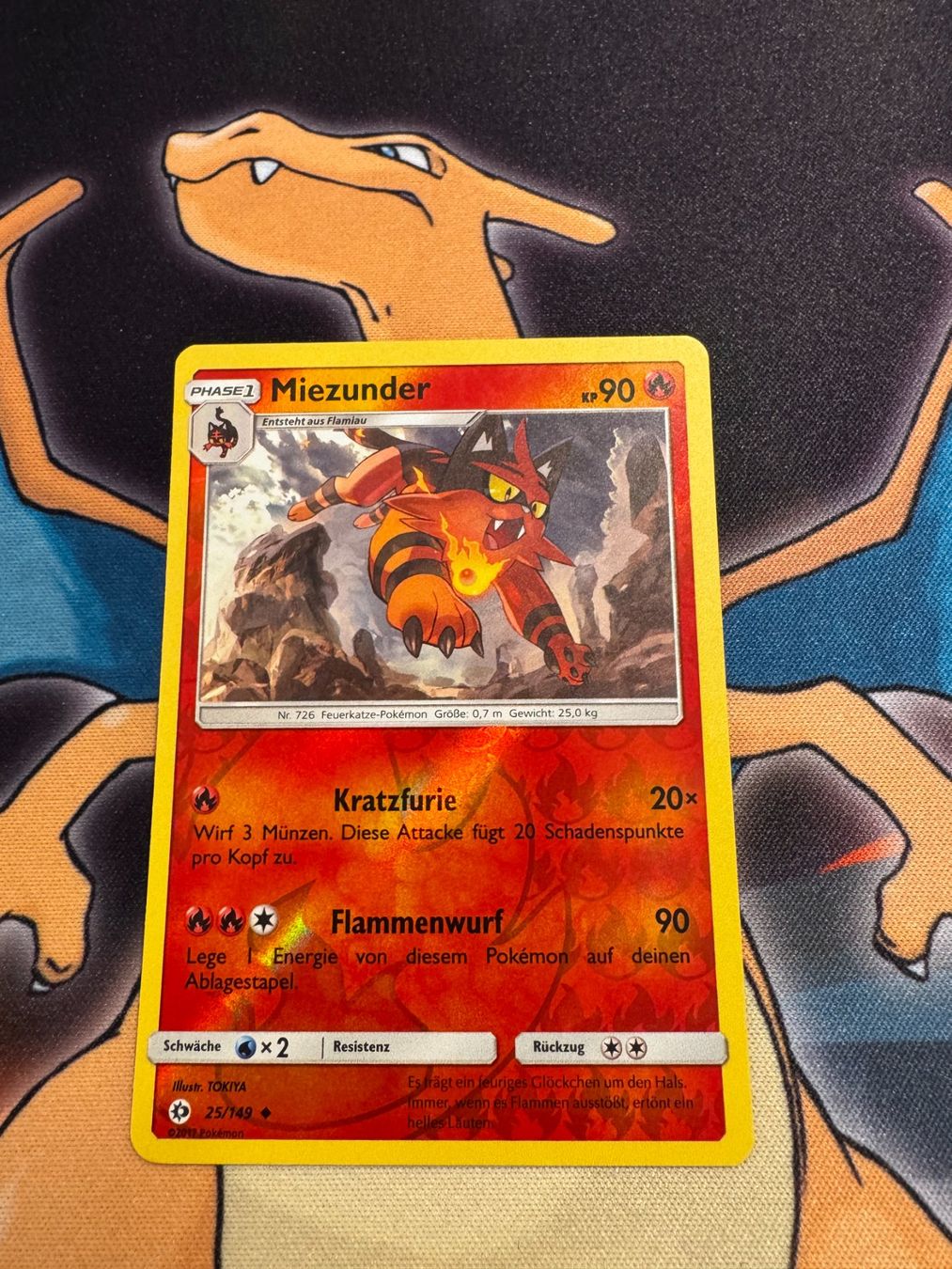 Pokémon Sammelbilder & Trading cards: Miezunder (SUM 25) - Reverse Holo - Sonne & Mond – Neu (gemäss Beschreibung) aus Bülach von Pfrenzel