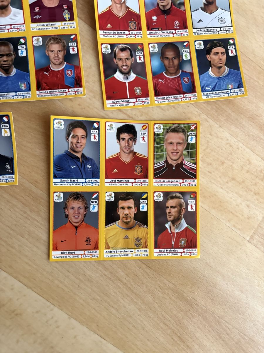 Panini Carte collezionabili: Panini Euro 2012 Stickerbogen Lot – Nuovo (secondo la descrizione) da Wünnewil venduto da VinRa 4