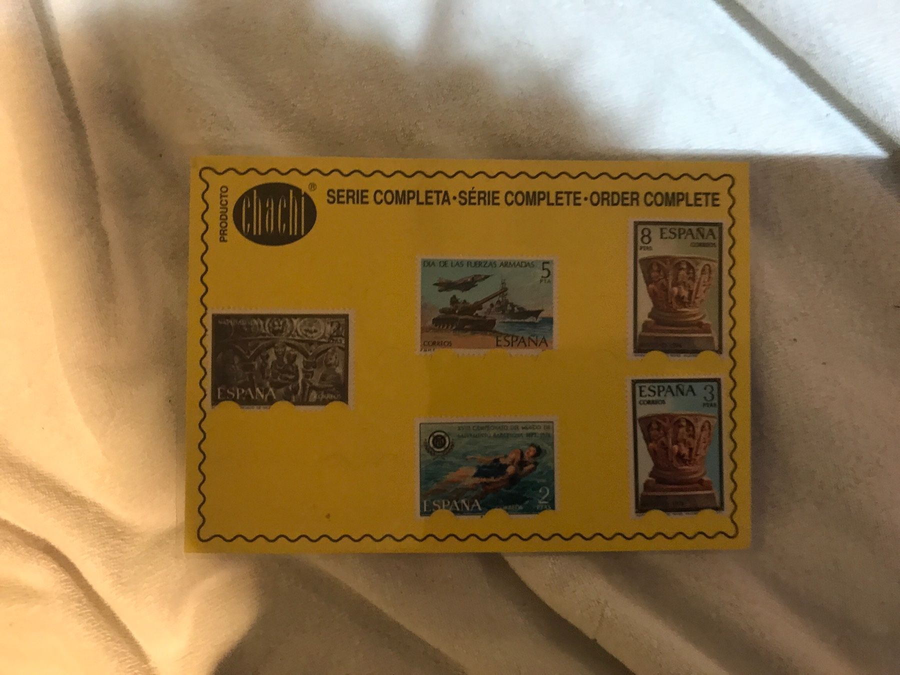 Alle Briefmarken: 4 Briefmarken-Serien Spanien (800-8) – Gebraucht aus St.Gallen von Bigdisch 1
