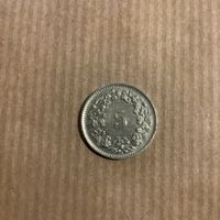 Schweiz 5 Rappen 1969 – Umlaufmünze (Kupfer-Nickel)