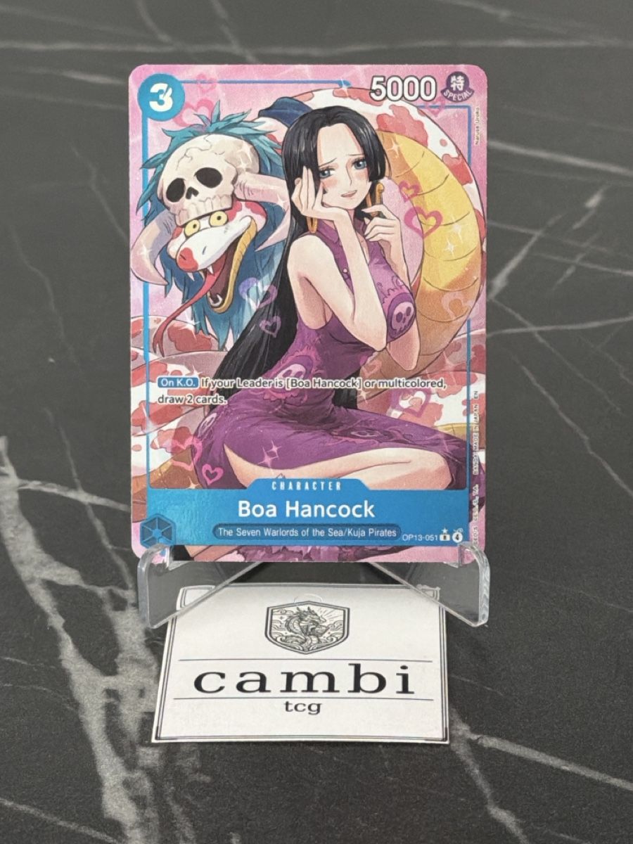 Bandai Carte collezionabili: One Piece OP13-051 Boa Hancock, Englisch – Nuovo (secondo la descrizione) da St. Gallen venduto da cambitcg
