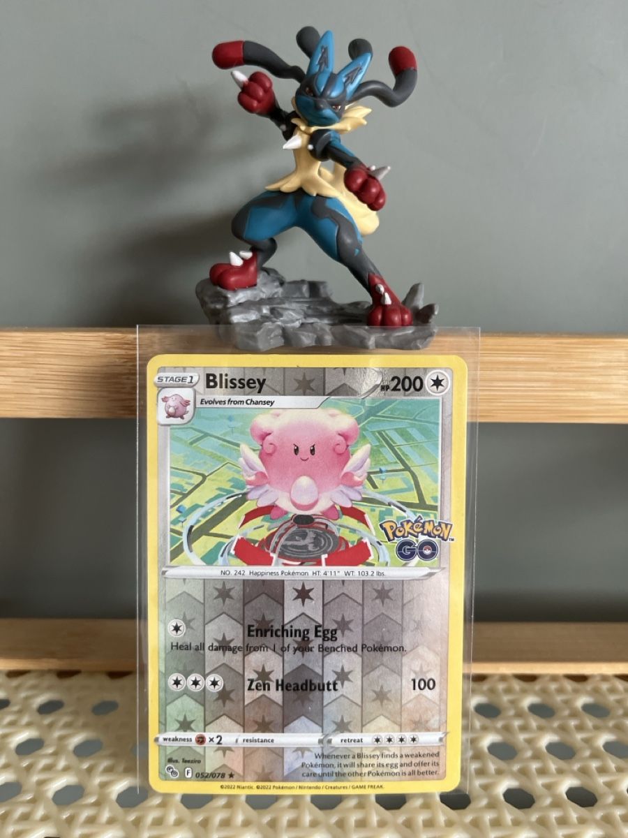 Pokémon Sammelbilder & Trading cards: Blissey 052/078 Reverse Holo Pokémon GO Englisch  – Gebraucht aus Au ZH von curio.concept