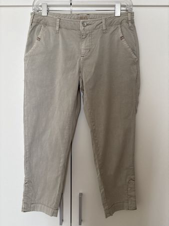Nile Capri Hose, Khaki Beige, Grösse S – Sommerlich leicht!
