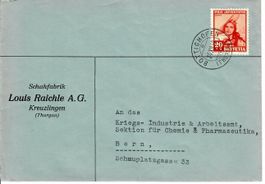 Brief, Schuhfabrik Louis Raichle Kreuzlingen 1940