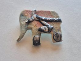 Brosche Elefant