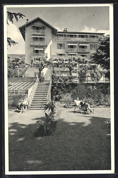 Cartes postales: AK Glion, Hotel de Glion, 1963 – D'occasion à Berlin par bartko-reher