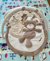 Fehn Krabbeldecke mit Spielbogen Bär Rainbow