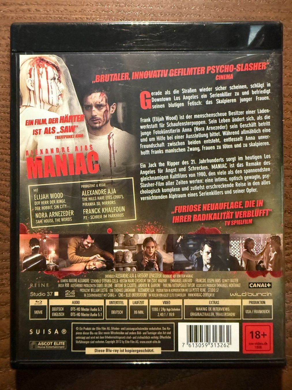 Alle DVDs: Alexandre Ajas Maniac – Gebraucht aus Zürich von Blu-ray_ZH 1