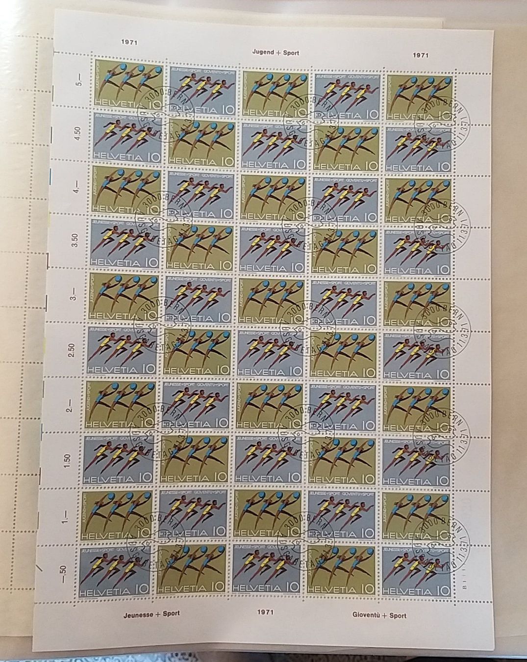 Tutti i francobolli: J&S Originalbogen 1971 ET Stempel – Nuovo (secondo la descrizione) da Unterägeri venduto da PhilatelieStudiger