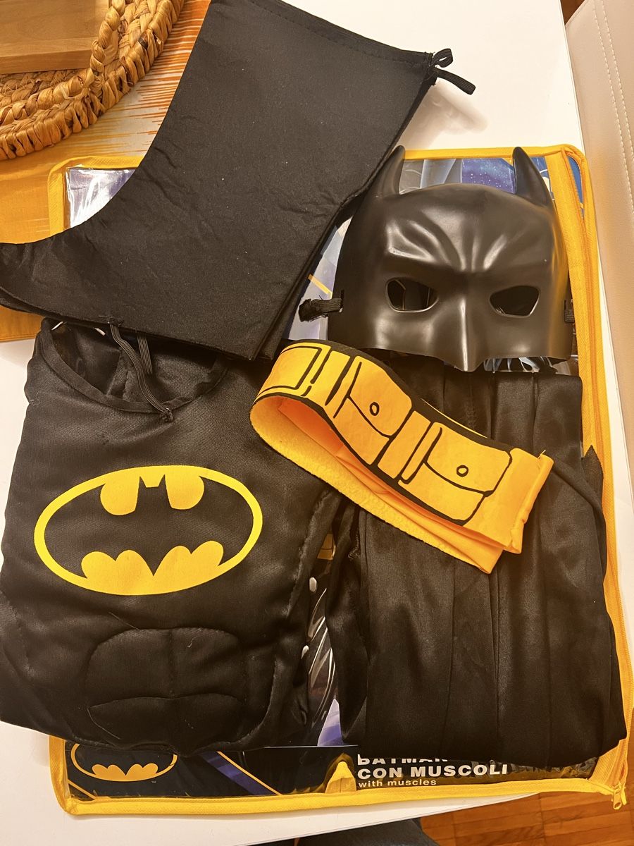 Costumi: Batman Kostüm 3-4 J -> 89cm – Usato da Dietikon venduto da Maddalena-Floro-Vito 1