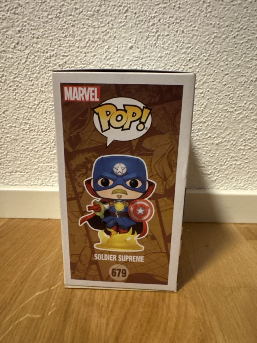 Funko Statuette: Funko Pop! Soldier Supreme 679 Special Edition – Nuovo e nell'imballaggio originale da Suhr venduto da Dominick 3