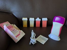 Epilateur cire chaude Kit + recharges Veet EasyWax Roll On