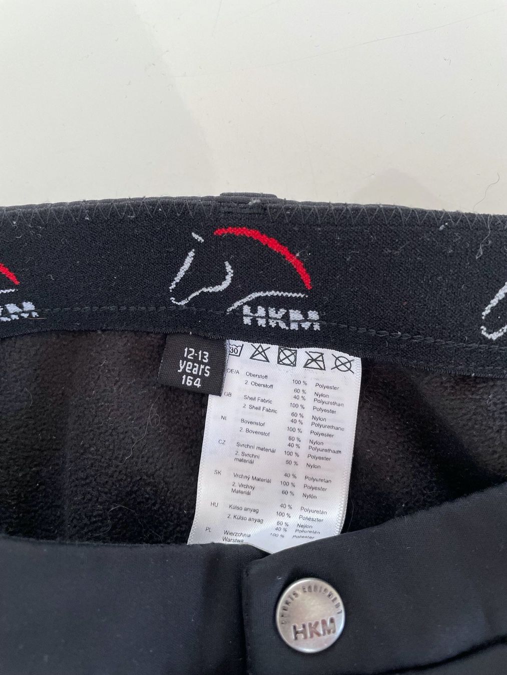 Hosen: Reithose HKM Gr. 164, schwarz, eher warm – Neu (gemäss Beschreibung) aus Bichwil von  3