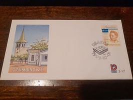Rare Enveloppe Philatélique de Namibie avec Timbre et Cachet