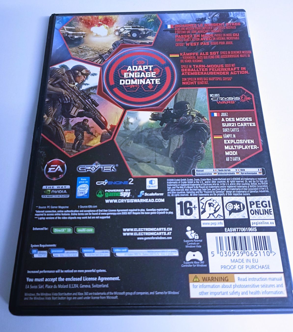 Giochi: Crysis Warhead | PC – Usato da Köniz venduto da Gamecollect 2