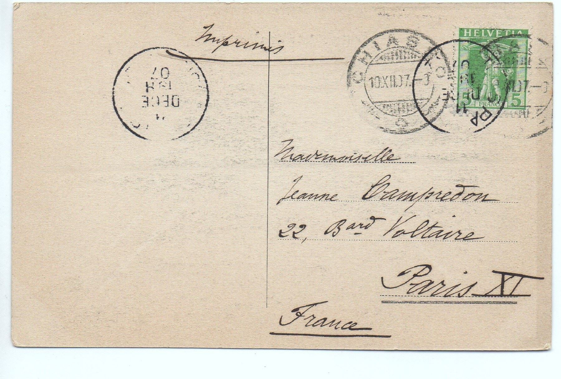 Cartoline postali: Un Saluto da CHIASSO – Usato da Jona venduto da philajona 1