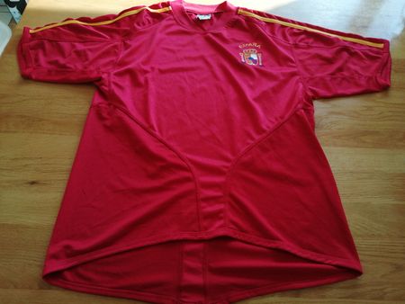 Spanien Fussball Trikot, Rot/Gold, Gr. S-M