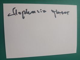 Stephanie Glaser - persönlich gesammelt