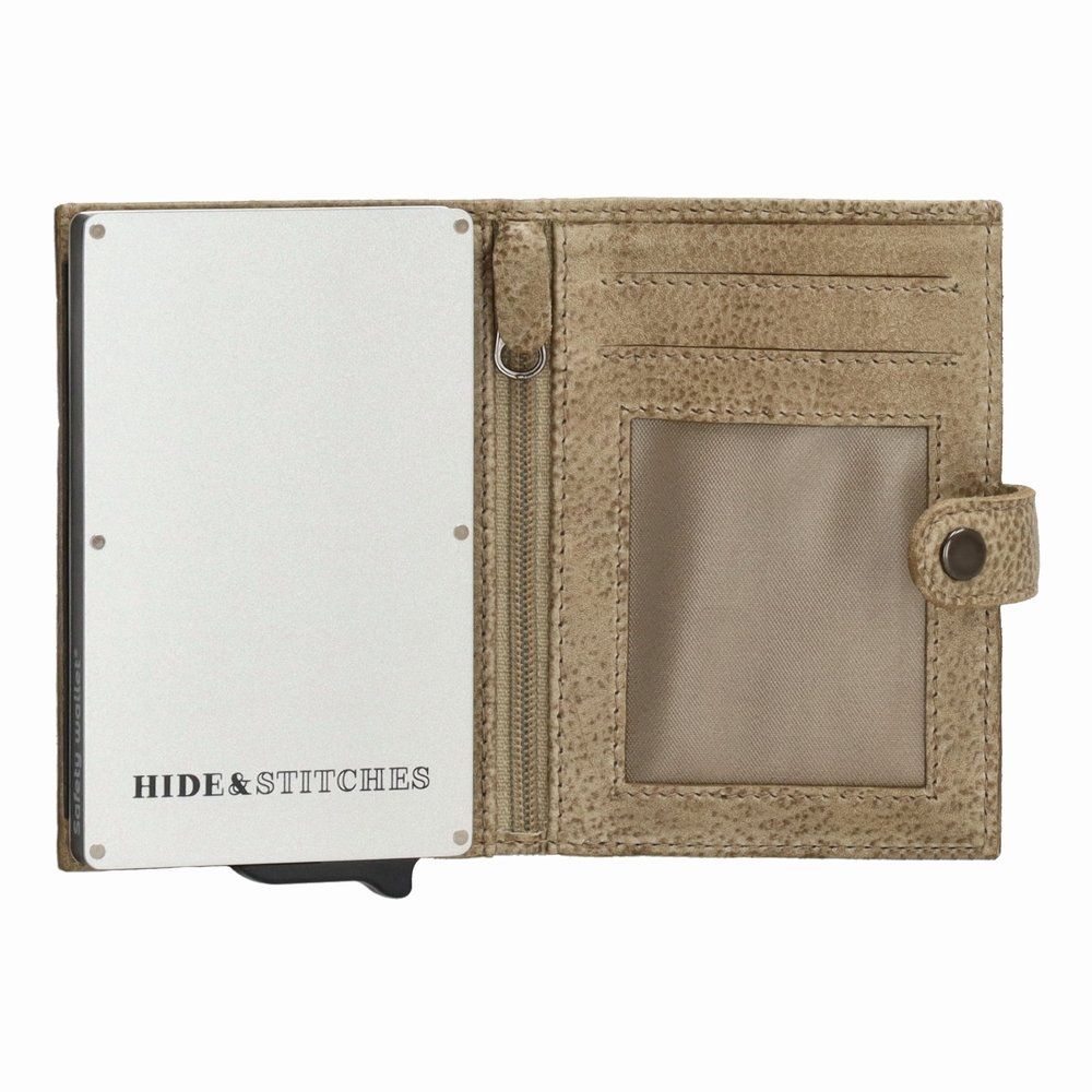Altro in  Abbigliamento & Accessori: Beige Leder Kartenetui PopUp RFID Münzfach / GRATIS A-POST – Nuovo e nell'imballaggio originale da Rebstein venduto da Portemonnaie 4