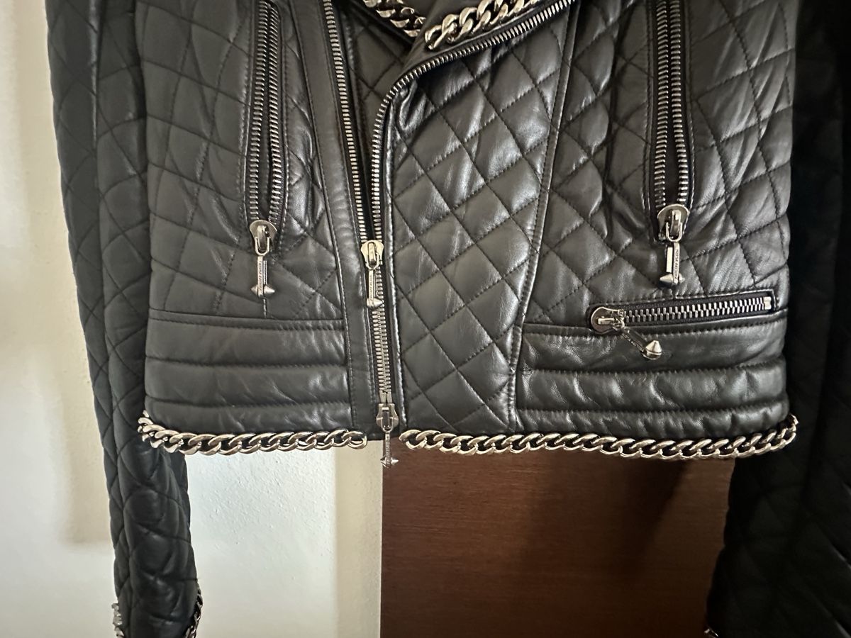 Philipp Plein Giacche: Philipp Plein Lederjacke Damen Grösse M – Usato da Jonen venduto da dibbern 1