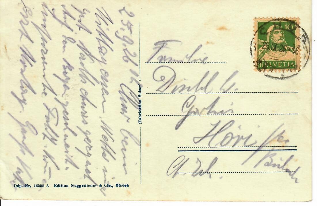 Cartes postales: Chur 1926 – D'occasion à Hochdorf par Ziegel-16 1
