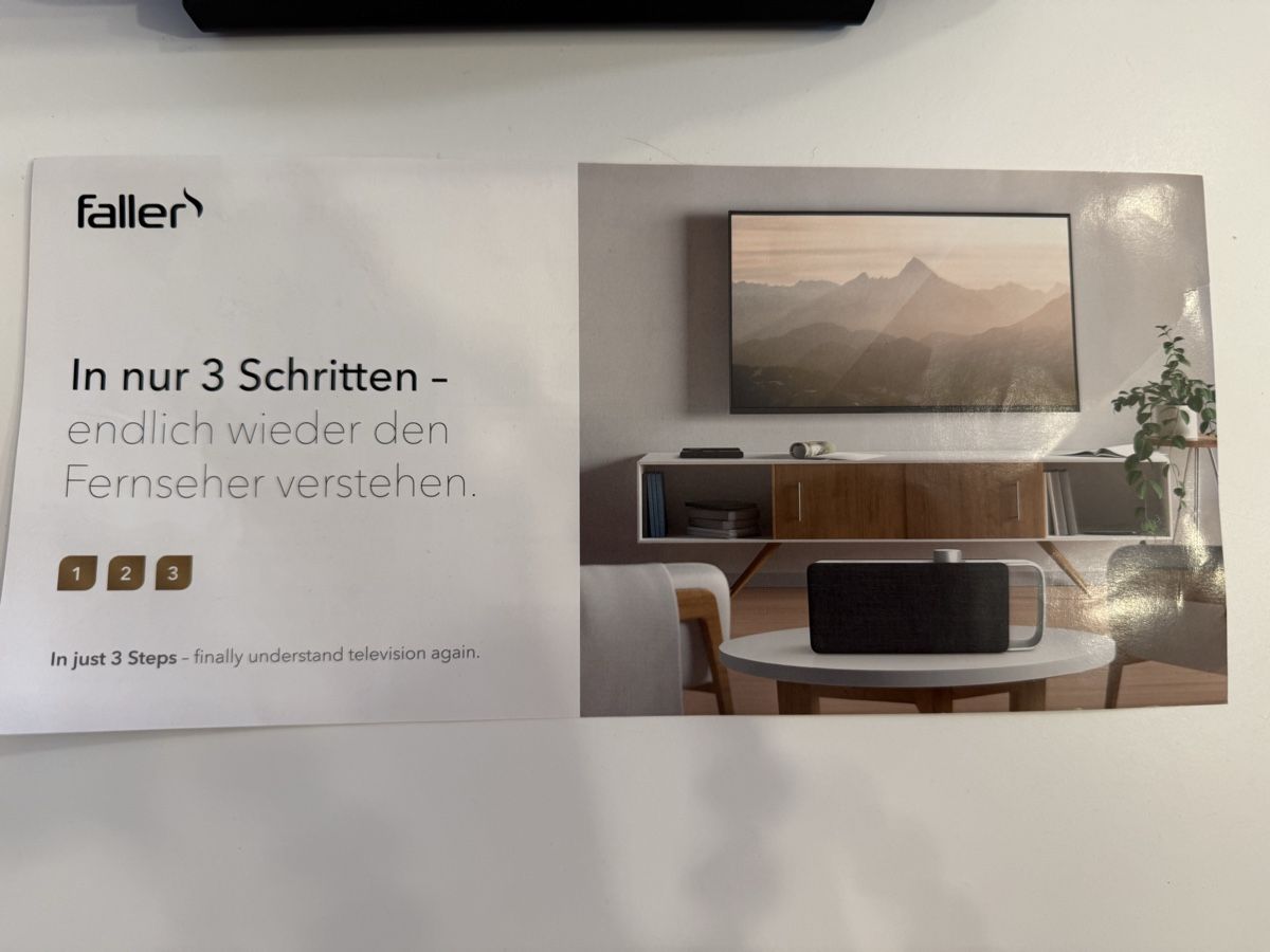 Lautsprecher: Faller TV-Lautsprecher mit Kabel – Gebraucht aus Eglisau von Nic1906 1