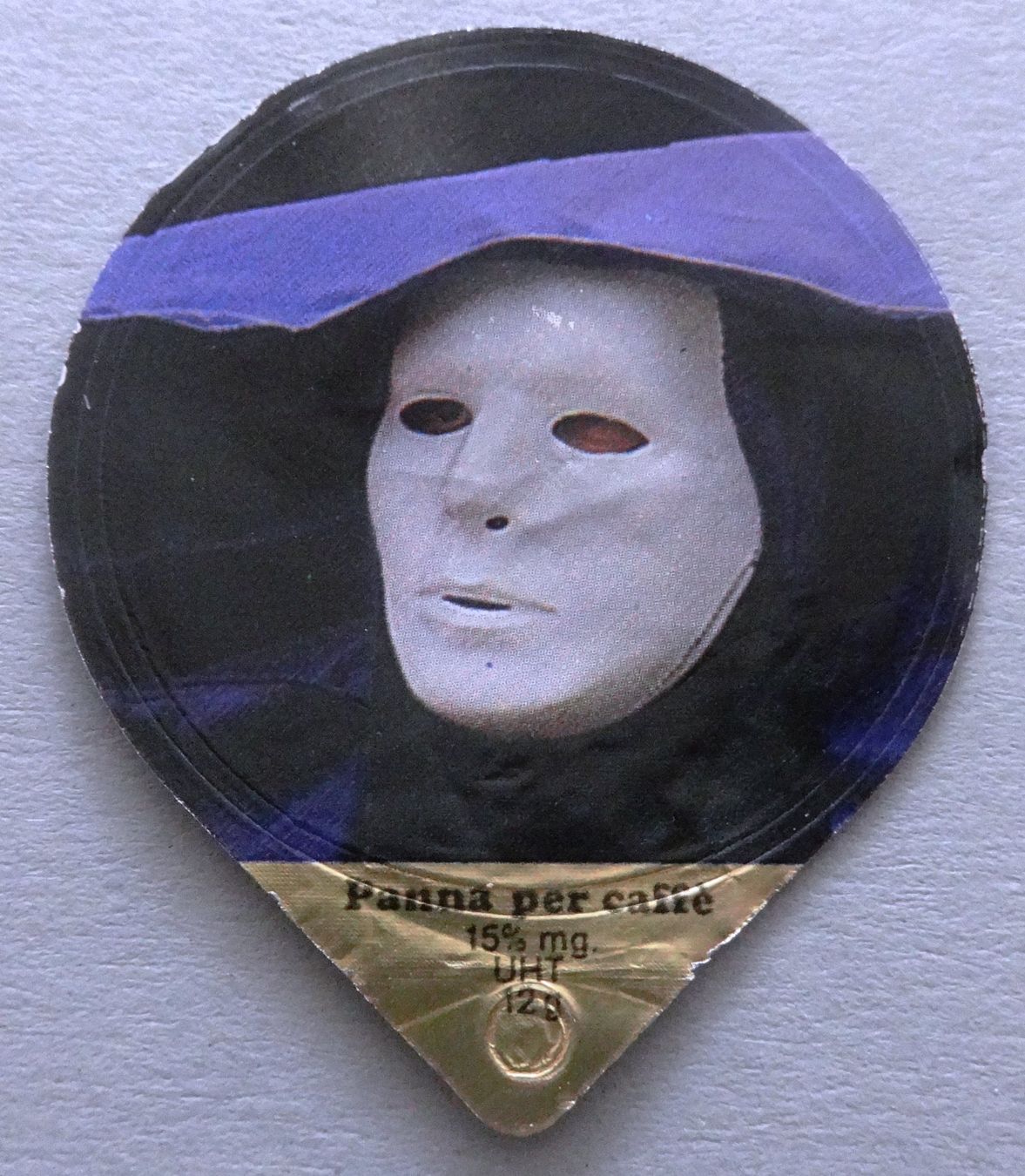 Coperchi dei cremini per caffè: Série 611 A - Masques  (10) – Usato da Fétigny venduto da cha_cz69