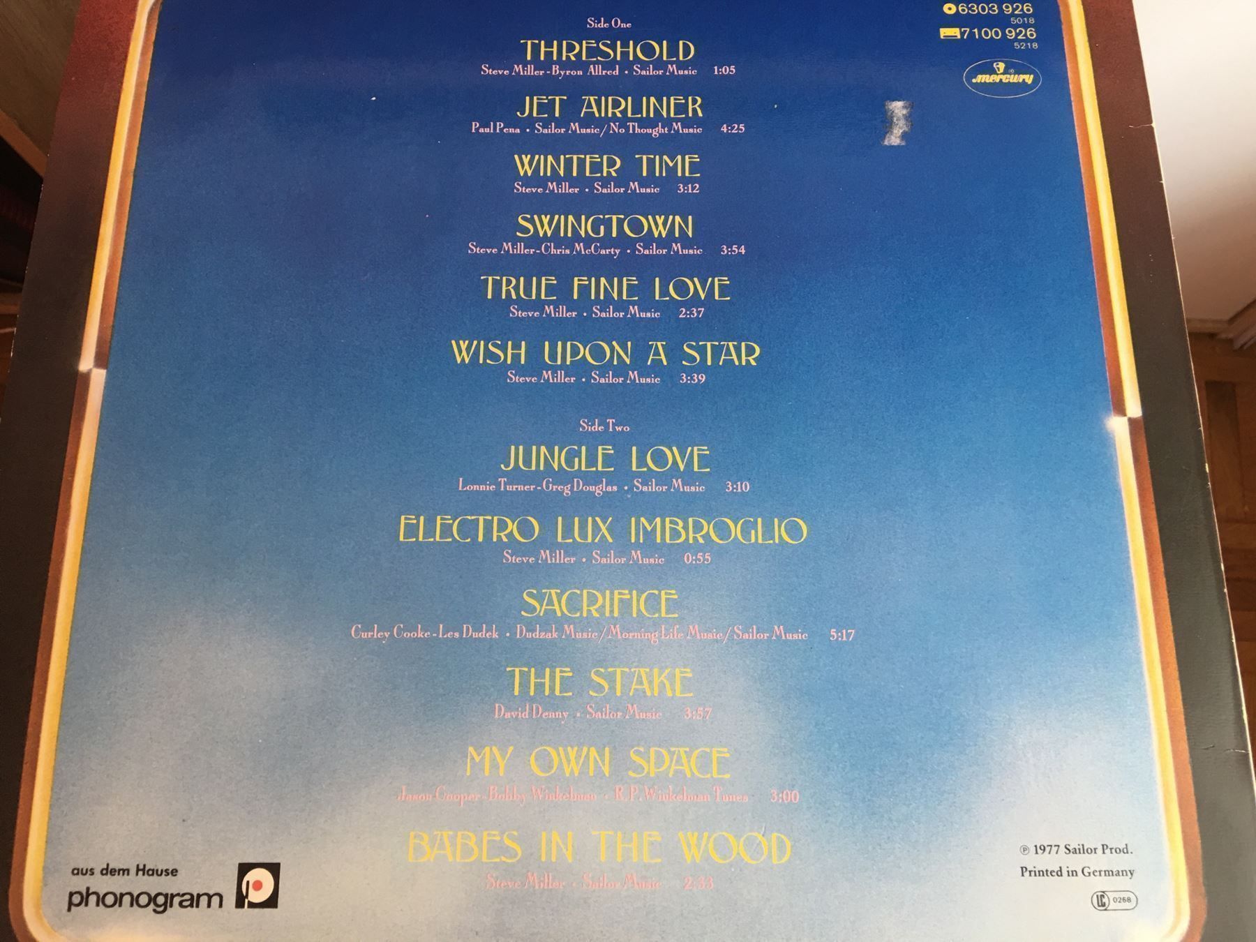 Dischi in vinile: The Steve Miller Band – Usato da Clarens venduto da Surcouf91 1