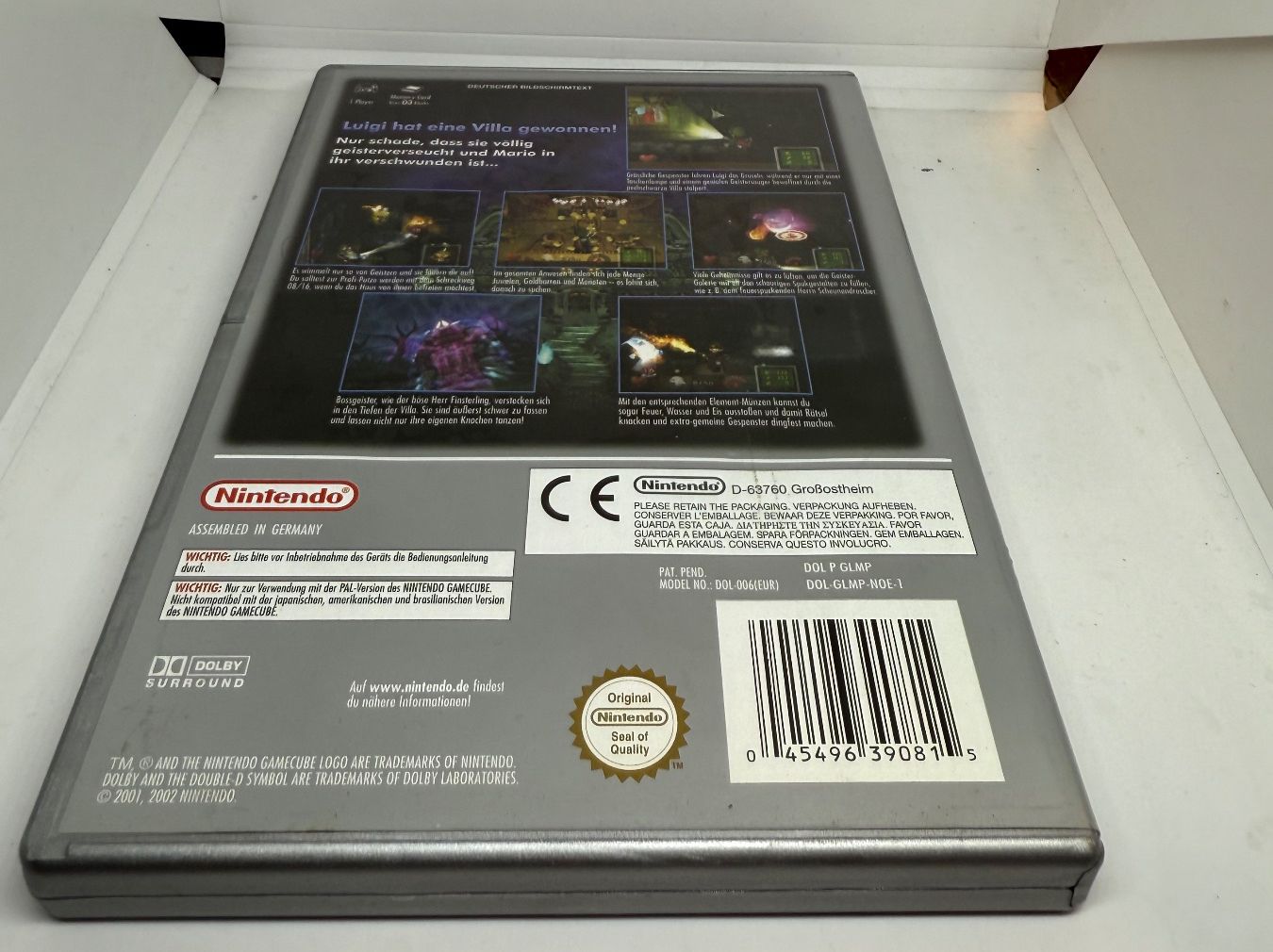 Nintendo Spiele: Luigis Mansion Nintendo GameCube – Gebraucht aus Dietlikon von NESFEVER 1