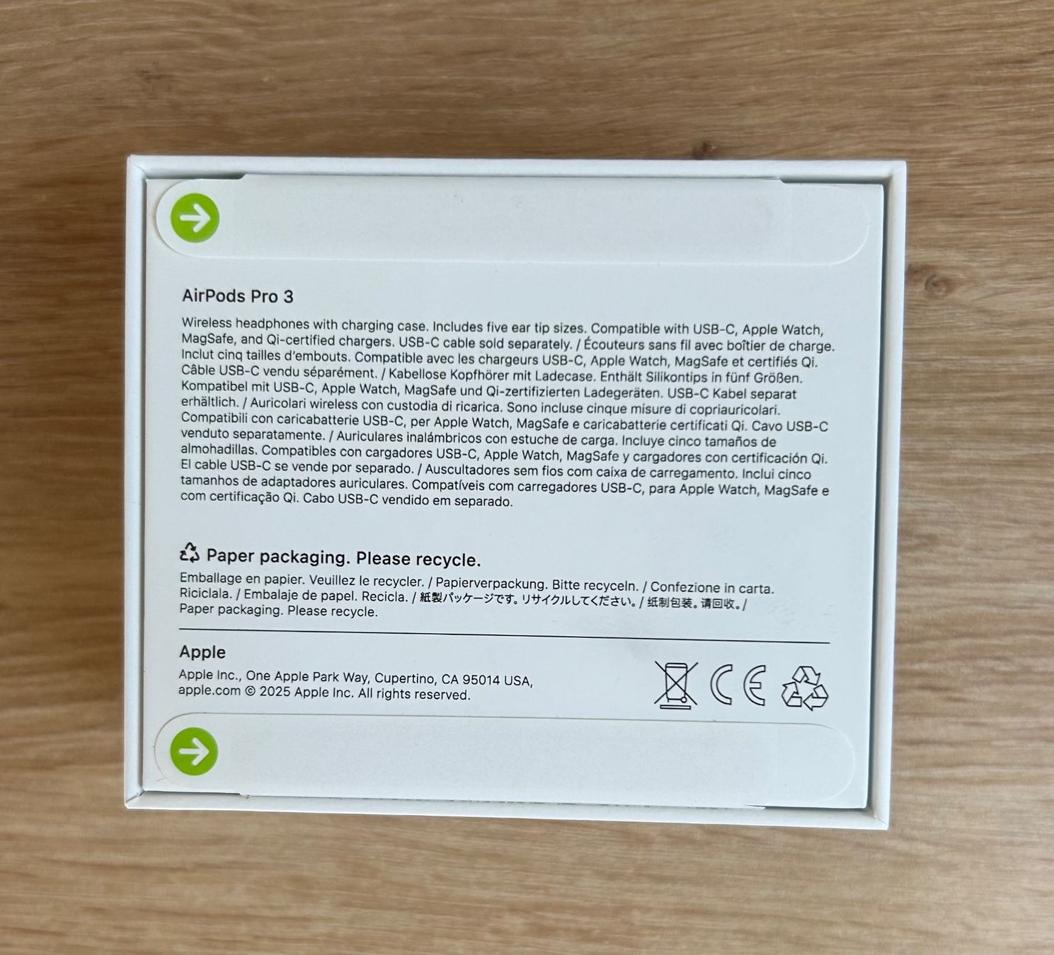 Apple Cuffie: AirPods Pro 3  Fabrikneu !! – Nuovo e nell'imballaggio originale da Schattdorf venduto da wal_5l5t 1