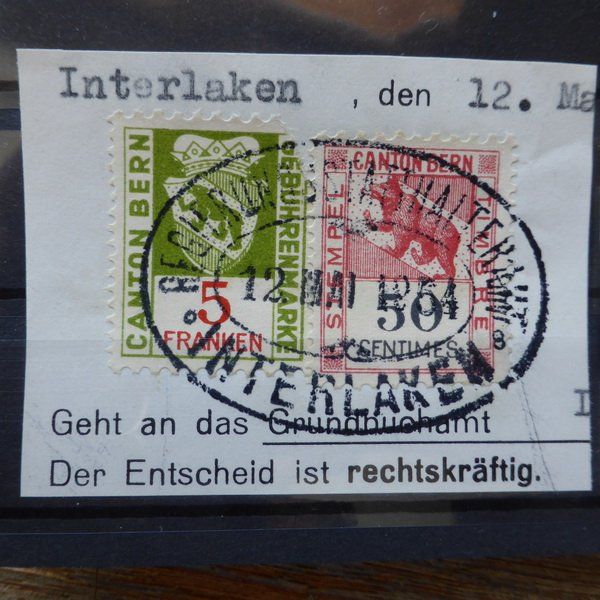 Alle Briefmarken: kleines Lot CH - Marken mit Kontrollnummern – Gebraucht aus Egliswil von Trens01 5